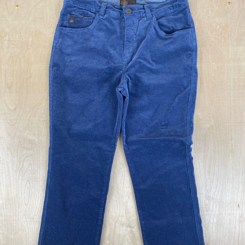 The Territory Ahead Mens 30/32 Corduroy Pants Ramble On 5 Pocket Blue